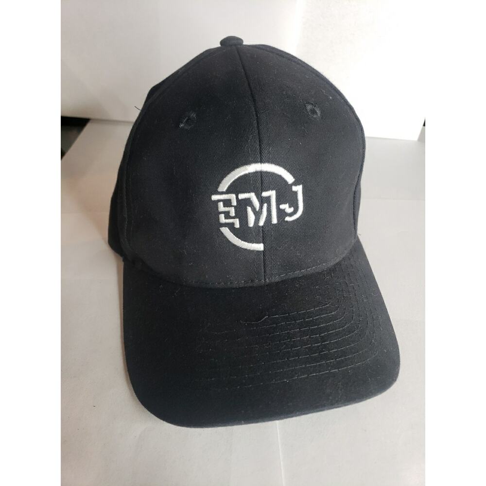 EMJ Trucker Hat Cap Mens Black Snapback Earle M. Jorgensen Steel Metal Company